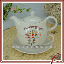 ceramic tea pot&flower design